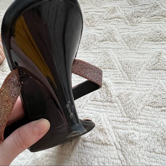 Marc Jacobs Y2K Heeled Glitter Strappy Sandals - Picture 8 of 8